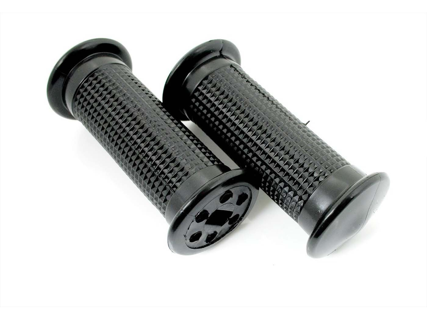 Voetsteunen Rubber AussendurchMeter ca. 33mm breed gesamt ca. 105mm Aansluiting ca. 17/9mm voor Puch Maxi Brommer, Brommer, Mokick