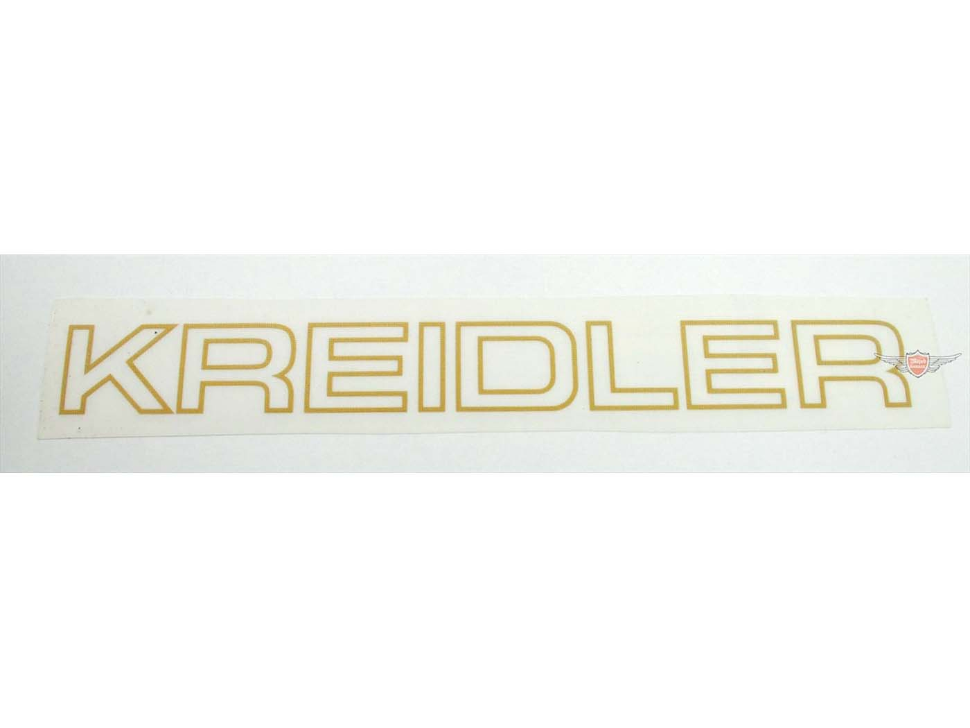 Sticker Zijkap 200mm gold voor Kreidler Florett Flory MF MP K54