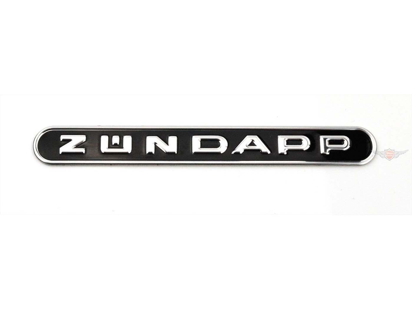 Sticker Tank zwart zilver geprägt voor Zündapp GTS KS C R 442 Combinette