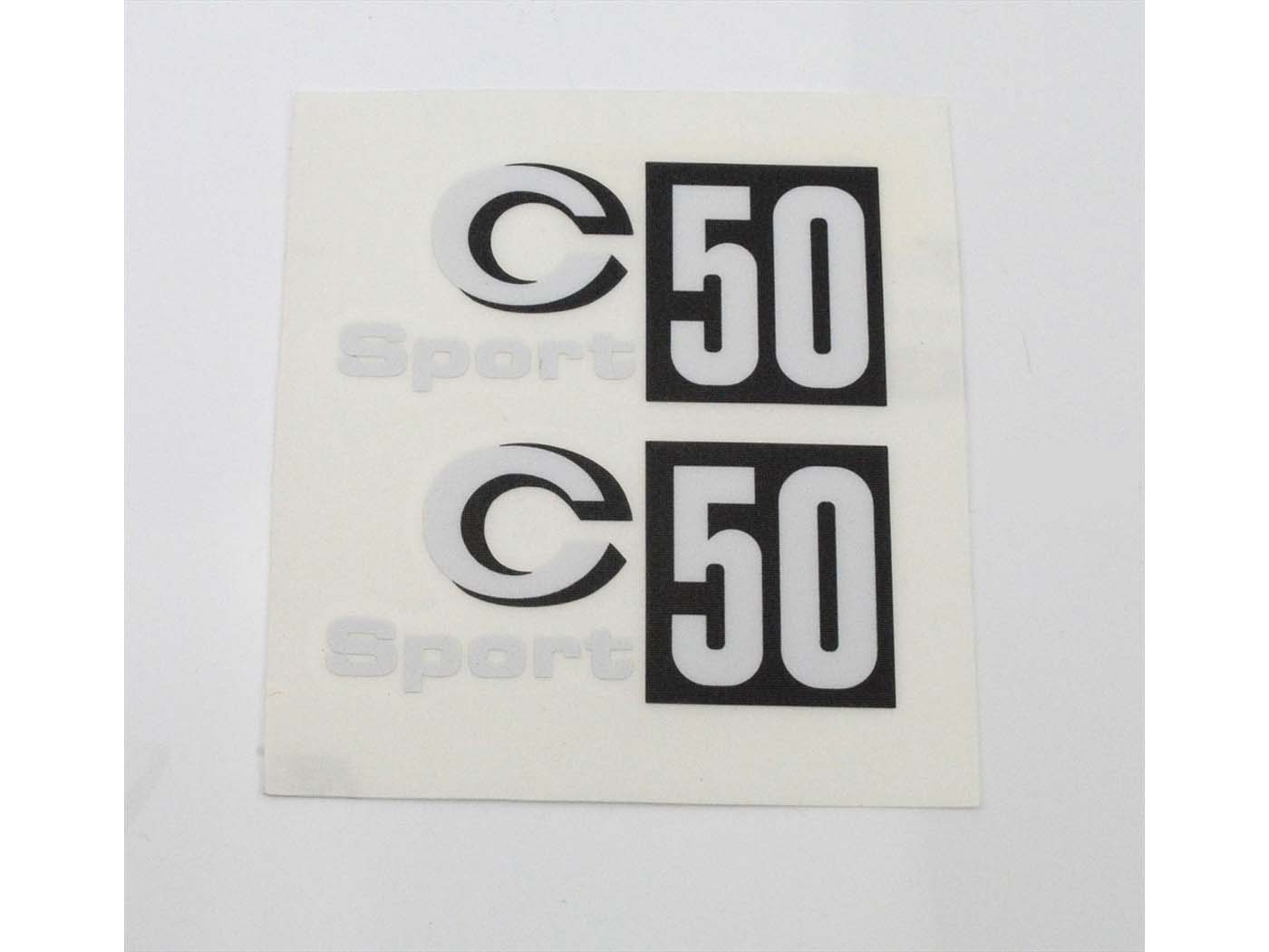 Sticker Set Zijkap Kap voor Zündapp C 50 Sport Brommer