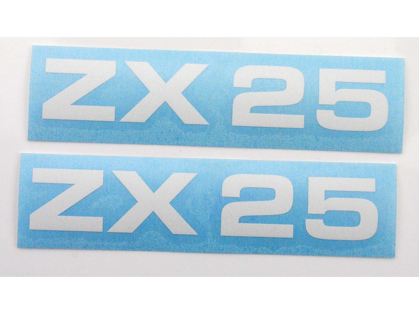 Sticker Set MOGA 2 Delig breede 95mm Hoogte 17mm voor Zündapp ZX 25