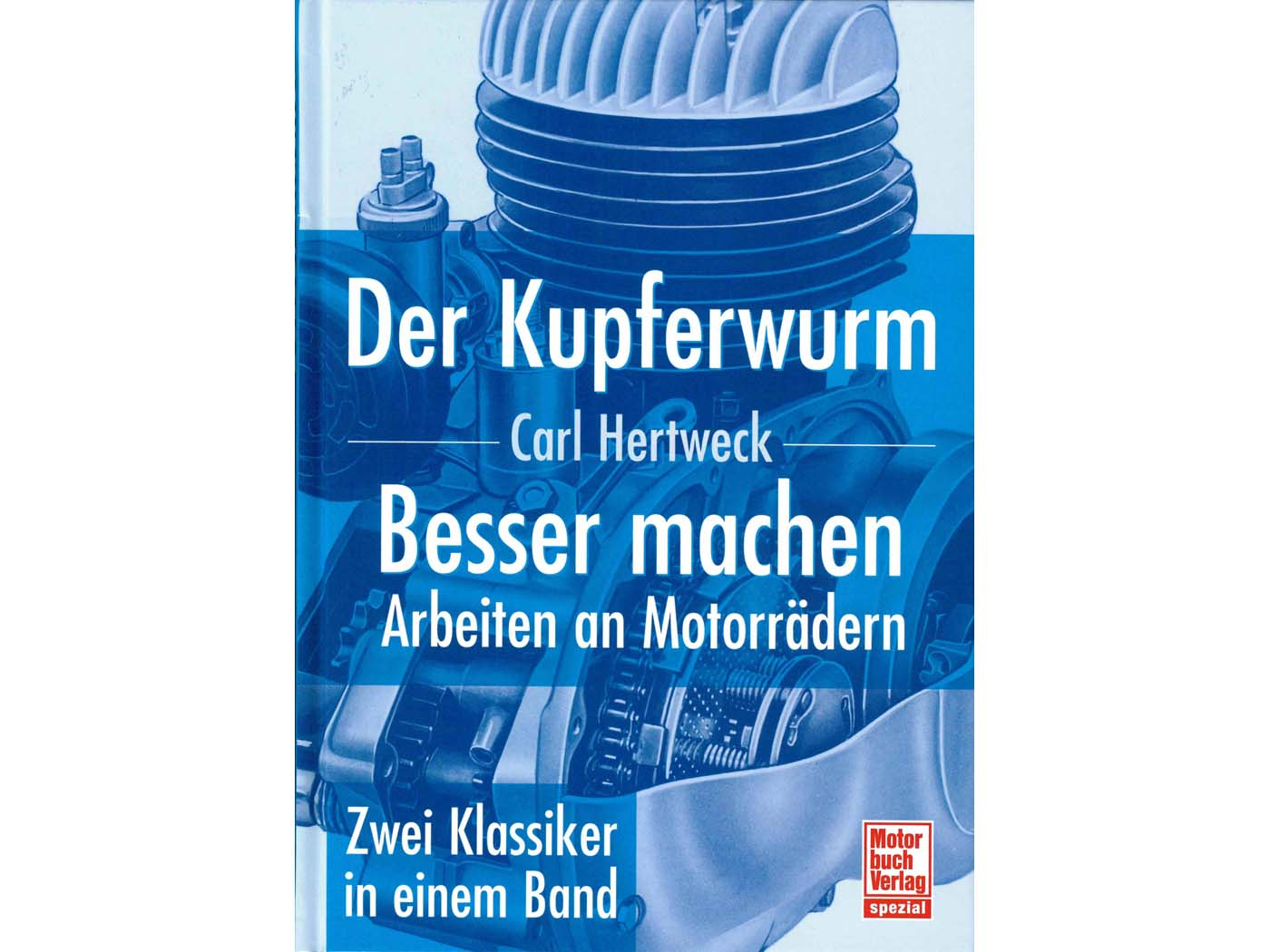 Buch koperwurm 750 Seiten 17 x 24 cm voor Motorräder