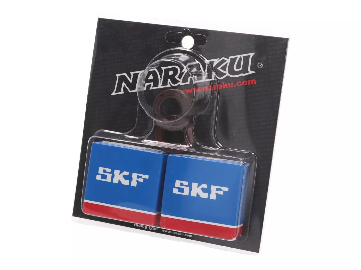 Krukaslager Set Naraku SKF Metalen kooi voor Piaggio