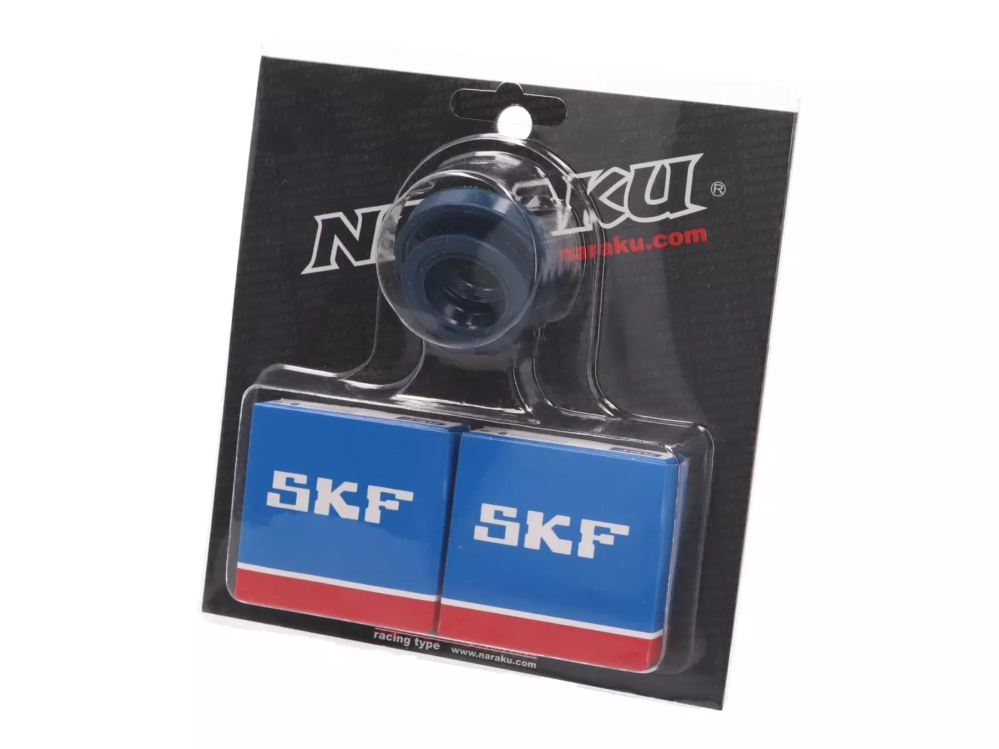 Krukaslager Set Naraku SKF Metalen kooi voor Minarelli CW, MA, MY, CA, CY