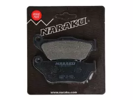 Remblokken Naraku organisch voor MBK Skycruiser 125i, Yamaha X-Max 125i, 250i