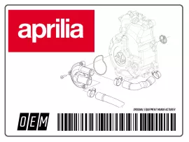 LH pipe APRILIA - RSV 4 1000