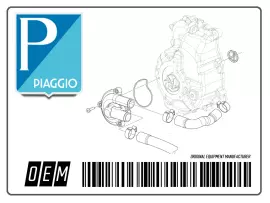 Remblokset OEM 140x25mm voor Aprilia, Derbi, Piaggio, Vespa 125-200cc vervangen door PI-56294R5