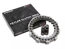 Koppelingsplaten Set VOCA Race Kevlar 4-Reibscheiben-Koppeling voor Minarelli AM, Generic, KSR-Moto, Keeway, Motobi, Ride, 1E40MA, 1E40MB