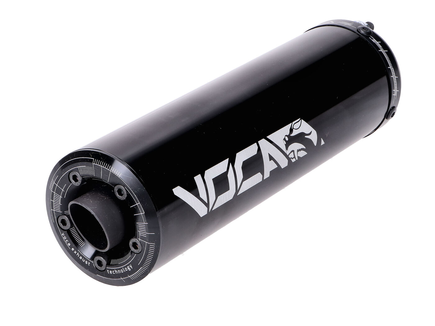 Einddemper Voca Racing zwart 80cc
