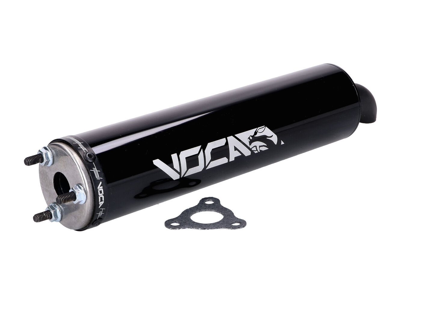 Einddemper Voca Racing zwart 50/70cc