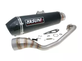 Uitlaat Yasuni Scooter 4 Black Edition voor Yamaha N-Max 125 15-16