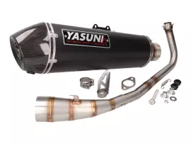 Uitlaat Yasuni Scooter 4 Black Edition voor Honda Forza, SH 125 -2020 -Euro4