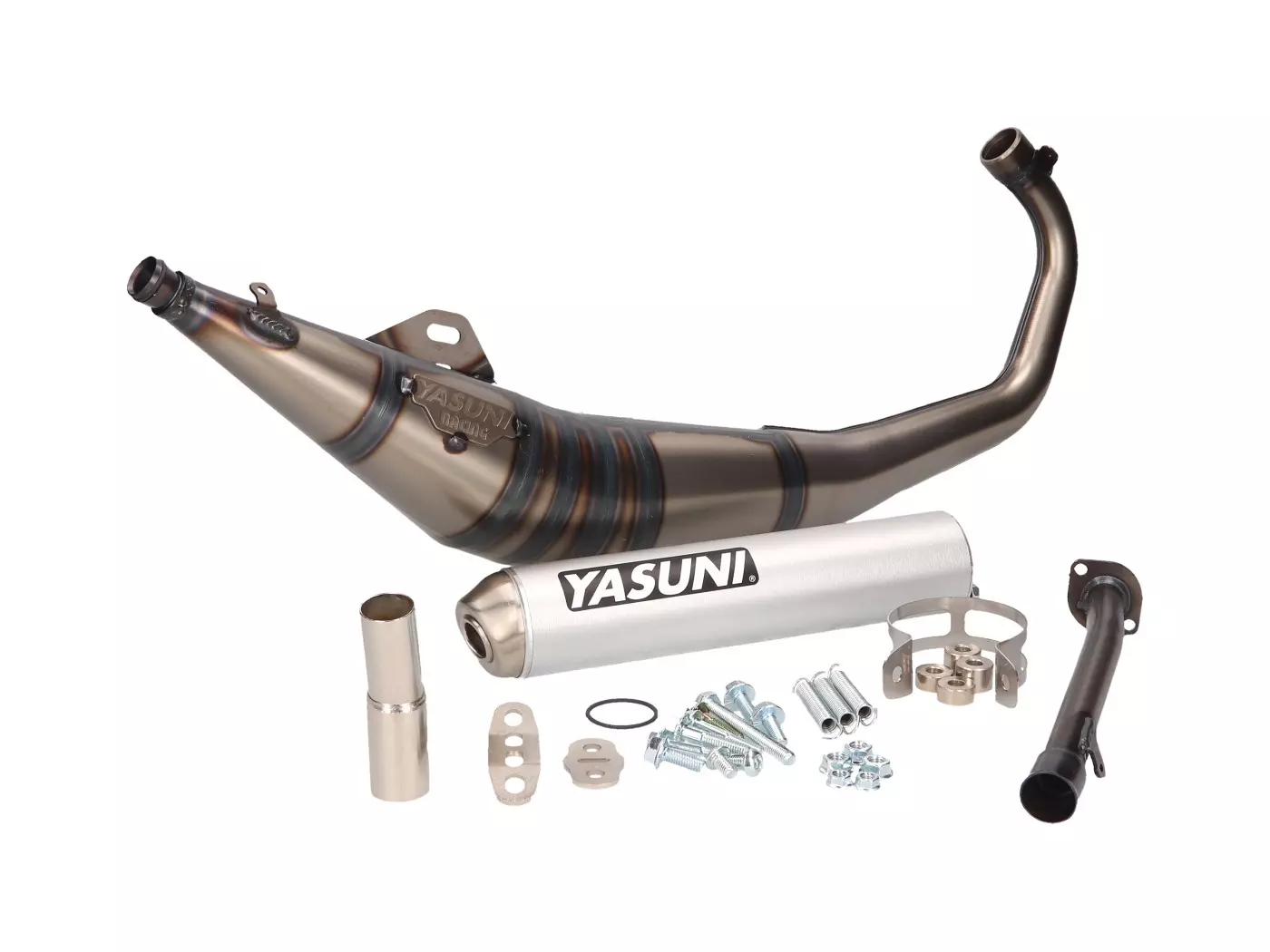Uitlaat Yasuni R1 MAX Aluminium voor Aprilia RS50, MBK X-Power, Rieju RS, MH RX, Yamaha TZR